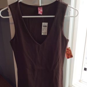 Brown tank top